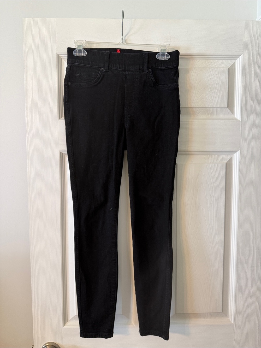 SPANX Black Skinny Jeans - High Rise Stretch size S inseam 26” waist 26” elastic